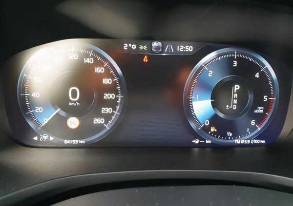 Volvo V60 cena 114900 przebieg: 64153, rok produkcji 2019 z Żory małe 301